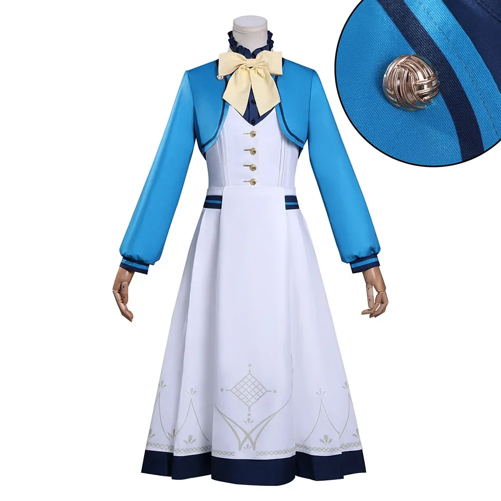 

Monica Everett Dress School Uniform Party Set Halloween The Secret Of The Silent Witch Cosplay Costume Women Girls Coat Dress