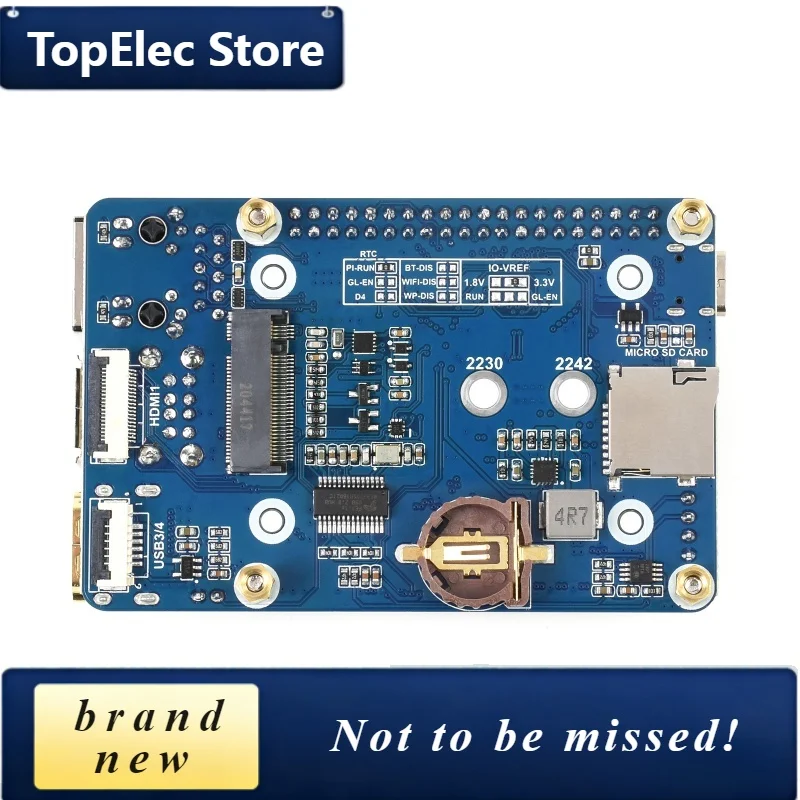 TElec Raspberry Pi Mini Compute Module 4 Basic Expansion Board Computing Module Core Board Base Board