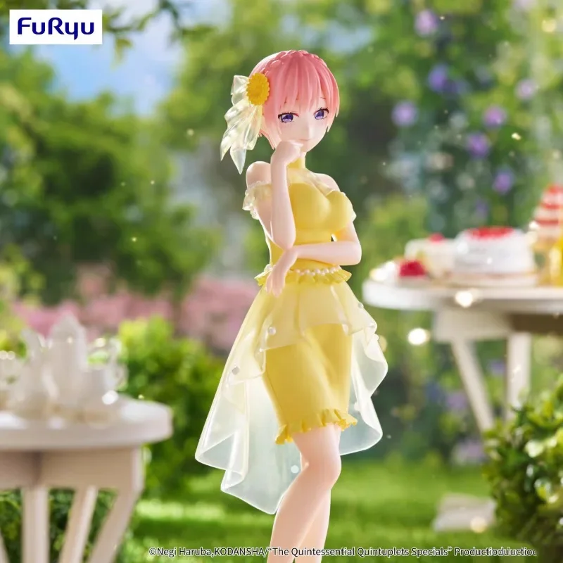 FuRyu Trio-Try-iT The Quintessential Quintuplets Nakano Ichika Nino Miku Yotsuba Itsuki Pastel Dress PVC Anime Action Figure Toy
