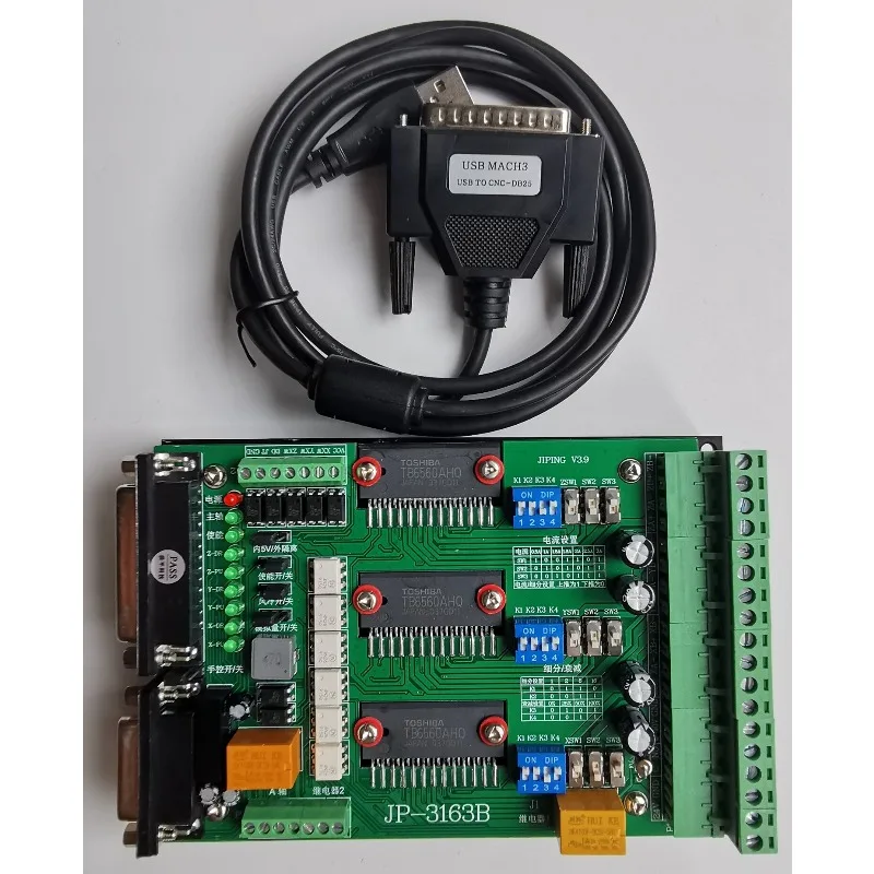 USB CNC Mach3 engraving machine JP-3163B -axis board drive 42/57 stepper motor tb6560 3A