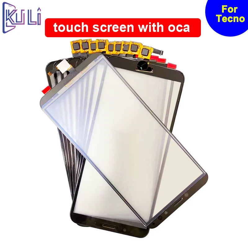 

KULI Phone Panel Repair Parts For Tecno Ifinix X 559 572 608 571 606 600 601 5516 5010 Replacement Outer Glass Oca Touch Screen