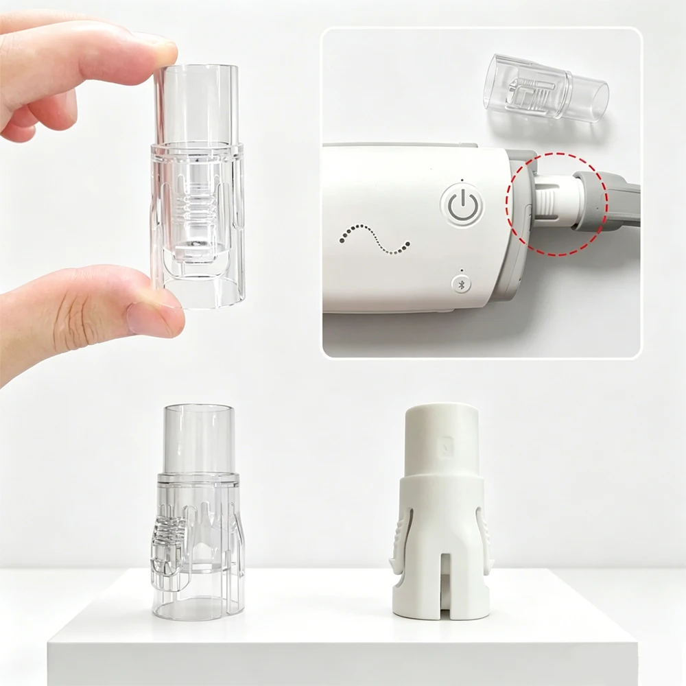 

1-10Pcs For ResMed AirMini Hose Connector For CPAP Tube CPAP Hose Port to Air Nasal Masks Adapter Replacement Accessories