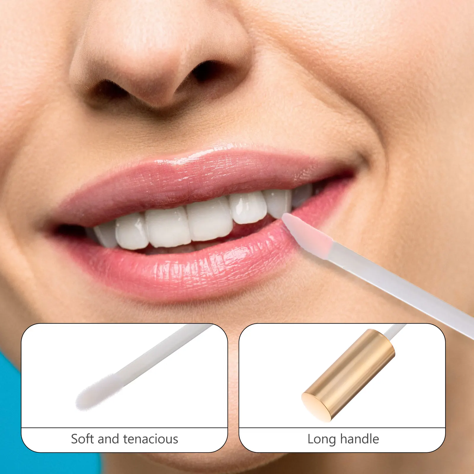 

10 Pcs Lip Gloss Empty Tube Transparent Tubes Lipstick Bottles Subpackage Plastic