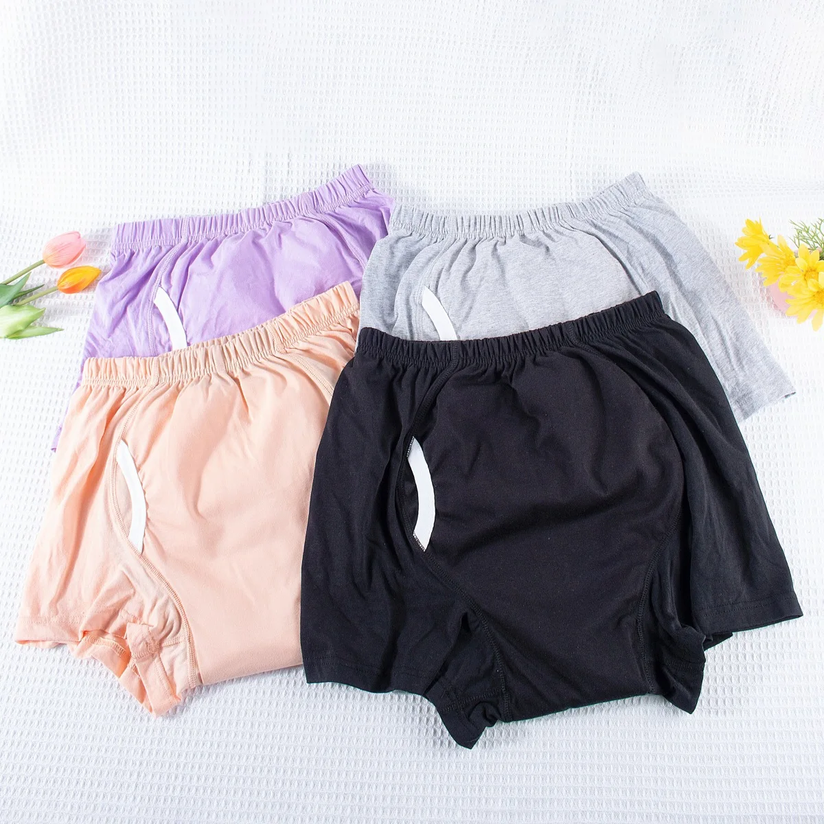 AIO 성인용 기저귀 팬츠 남녀 공용 세탁 가능 요실금 팬츠 환자용 재사용 가능 통기성 기저귀 노인용 드롭쉬핑