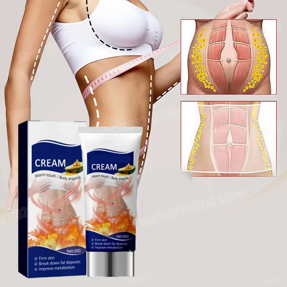 Abdominal Fat Burner Cream, Belly and Waist Firming Hot Cream for Weight Loss Anti Cellulite And Stomach Fat Burner for Women