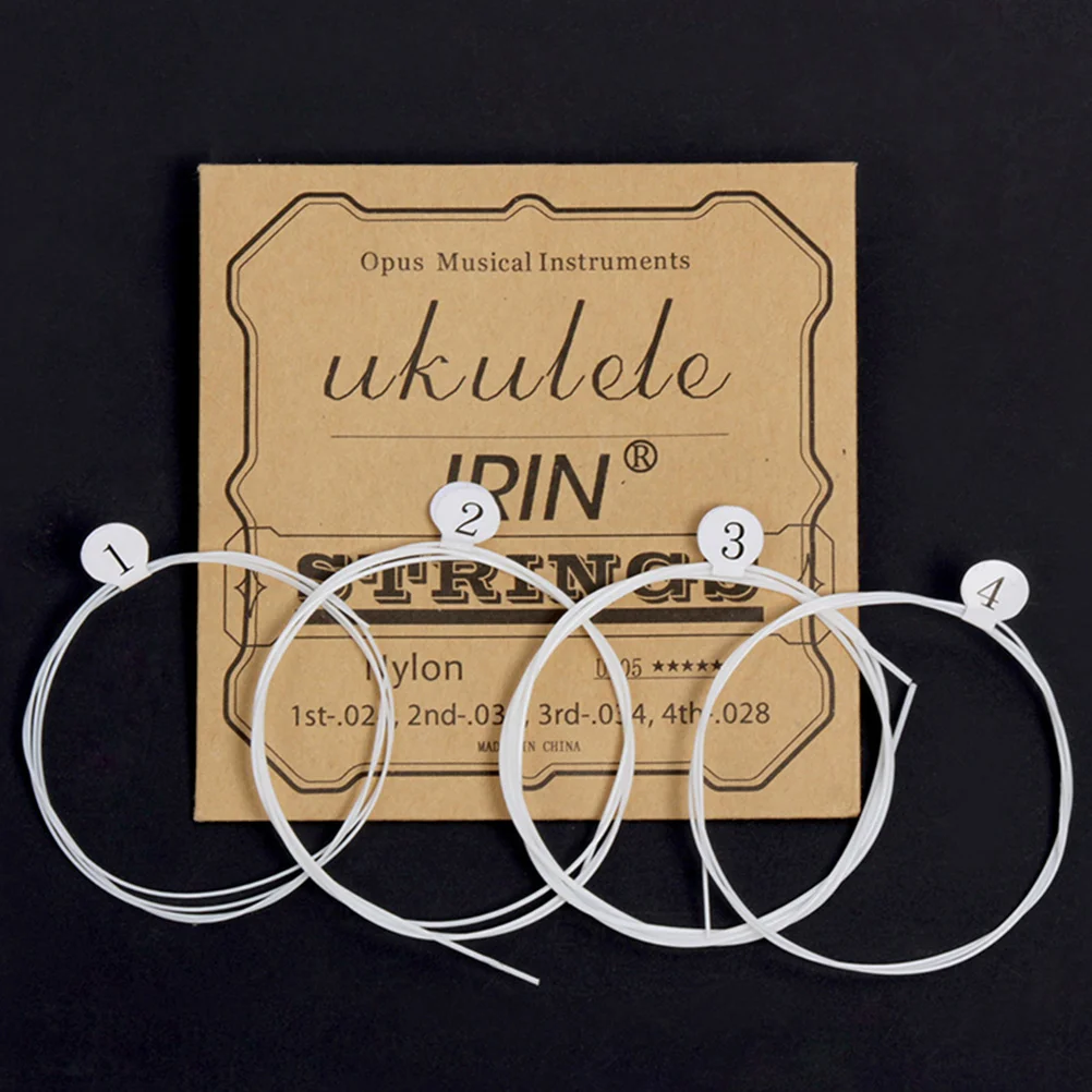 

4 Pcs Ukulele Strings Transparent Nylon U105 Durable Sweet Tone Replacement Music Wire For Ukulele Accessories