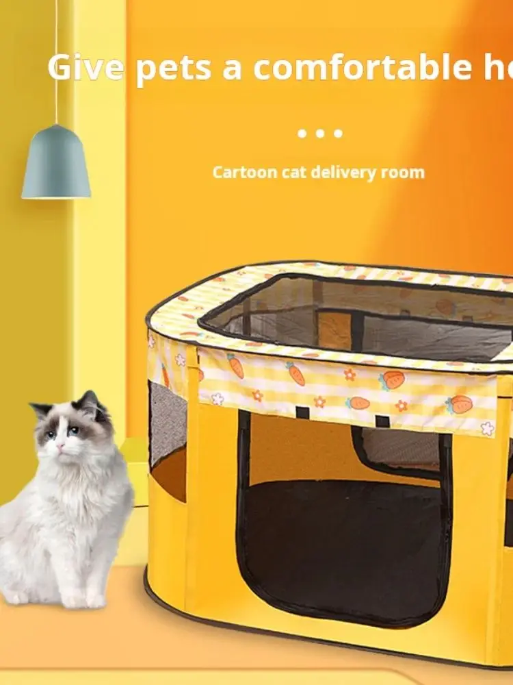Grand espace de vie pour animaux de compagnie, villa, cage pour chat et chien, vente en gros, clôture fermée, tente, salle de naissance pour chatons - Fournitures pour chats