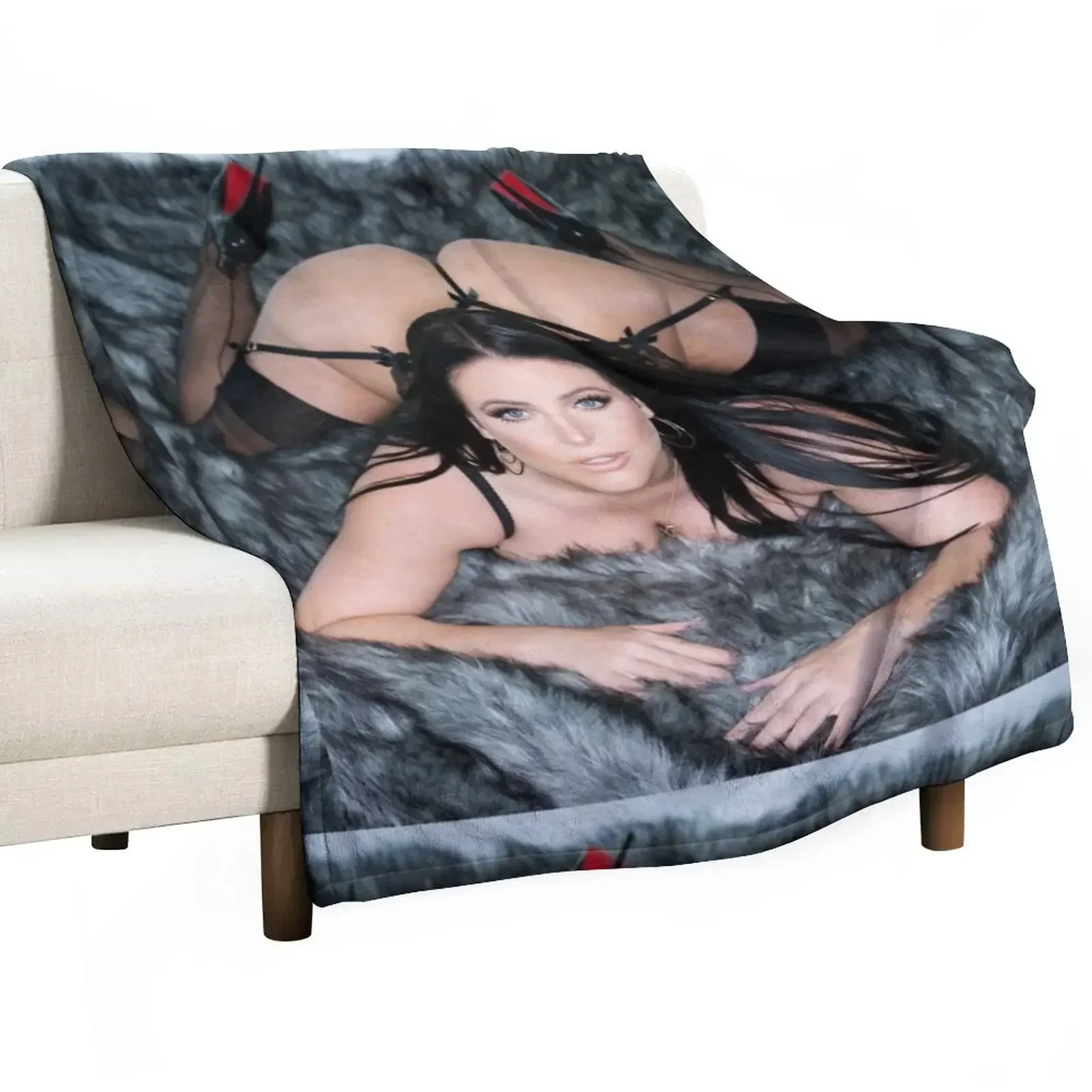 

Angela White has a nice ass Throw Blanket Luxury St Personalized Gift Winter beds blankets ands Blankets