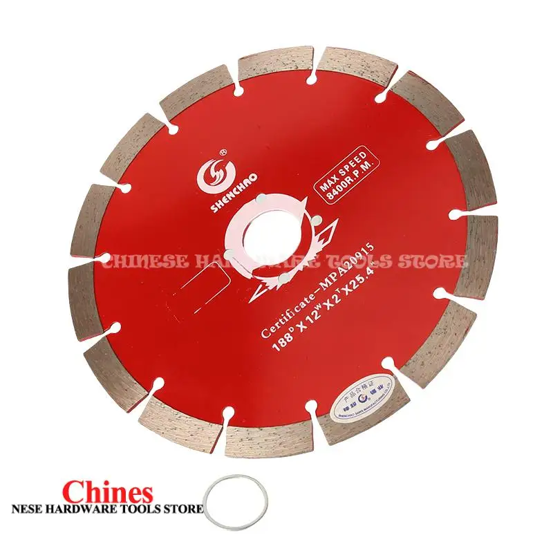 

Ultra-Thin Dry Diamond Saw Blade 188x1.8x12x2x25.4mm – Designed for Cutting Marble, Porcelain Tiles and Ceramic Materials