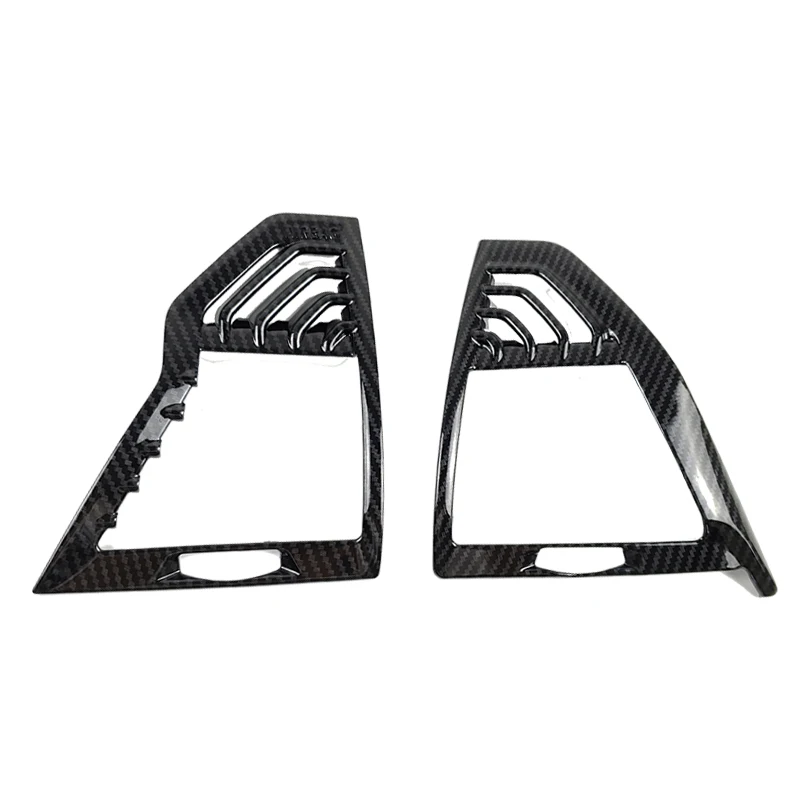 For BMW X4 X3 G02 G01 2021 2020 2019 2018 Air Conditioning Outlet Protective Cover Carbon Fiber Style Trim Car Accessories