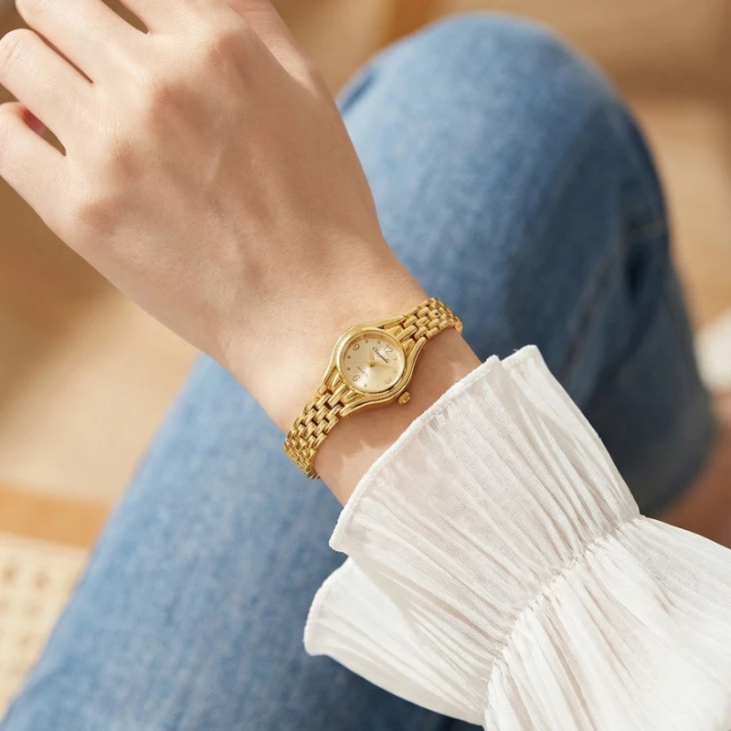 

Простые элегантные женские часы, лучшие брендовые роскошные золотые наручные часы для женщин, модные женские кварцевые часы Montre Femme