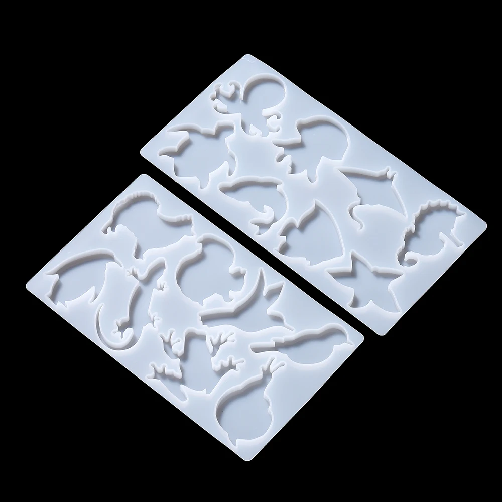 Animal Shape Pendants Silicone Mold Epoxy Resin Casting Mould for DIY Jewelry Pendant Keychain Craft Making Supplies Accessories