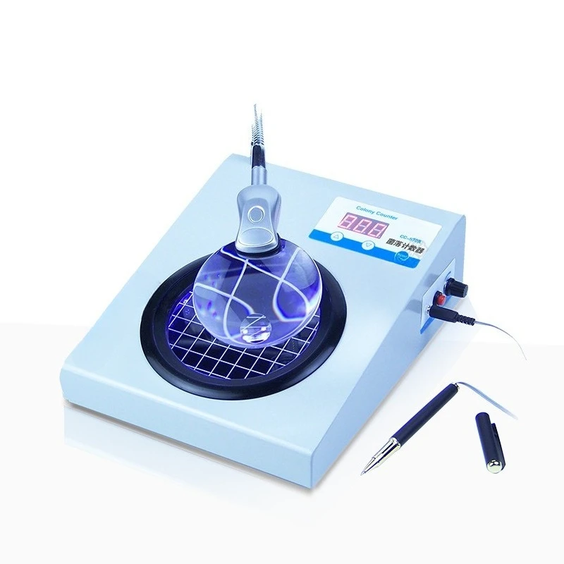 Bacteria counter, microbial detector, colony counter, eye protection