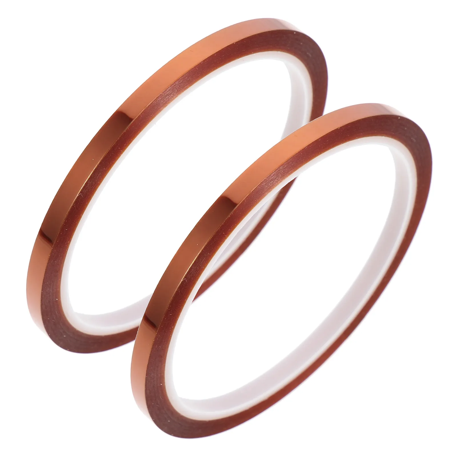 2 Rolls Professional Sublimation Tape Heat Resistant Polyimide Film Tape for Thermal Transfer Tumbler Solder Heat Press