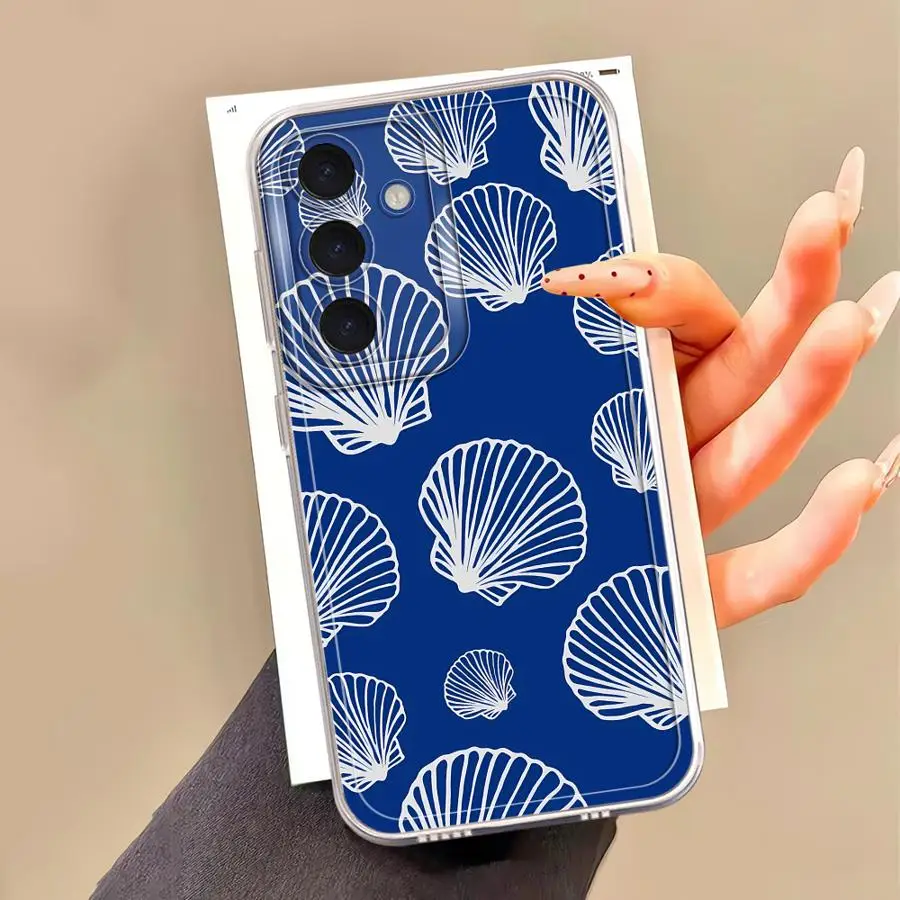 حافظة لهاتف سامسونج جالاكسي A14 A16 A13 A71 A72 A25 A34 A73 A22 A15 A12 A35 A35 غطاء شفاف #3