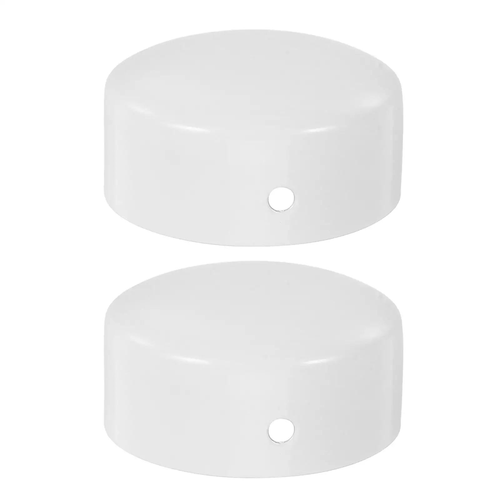 2 pezzi di copertura per corrimano in acciaio inossidabile, raccordi per guarnizioni, corrimano, tappo per scale, tappi terminali per tubi