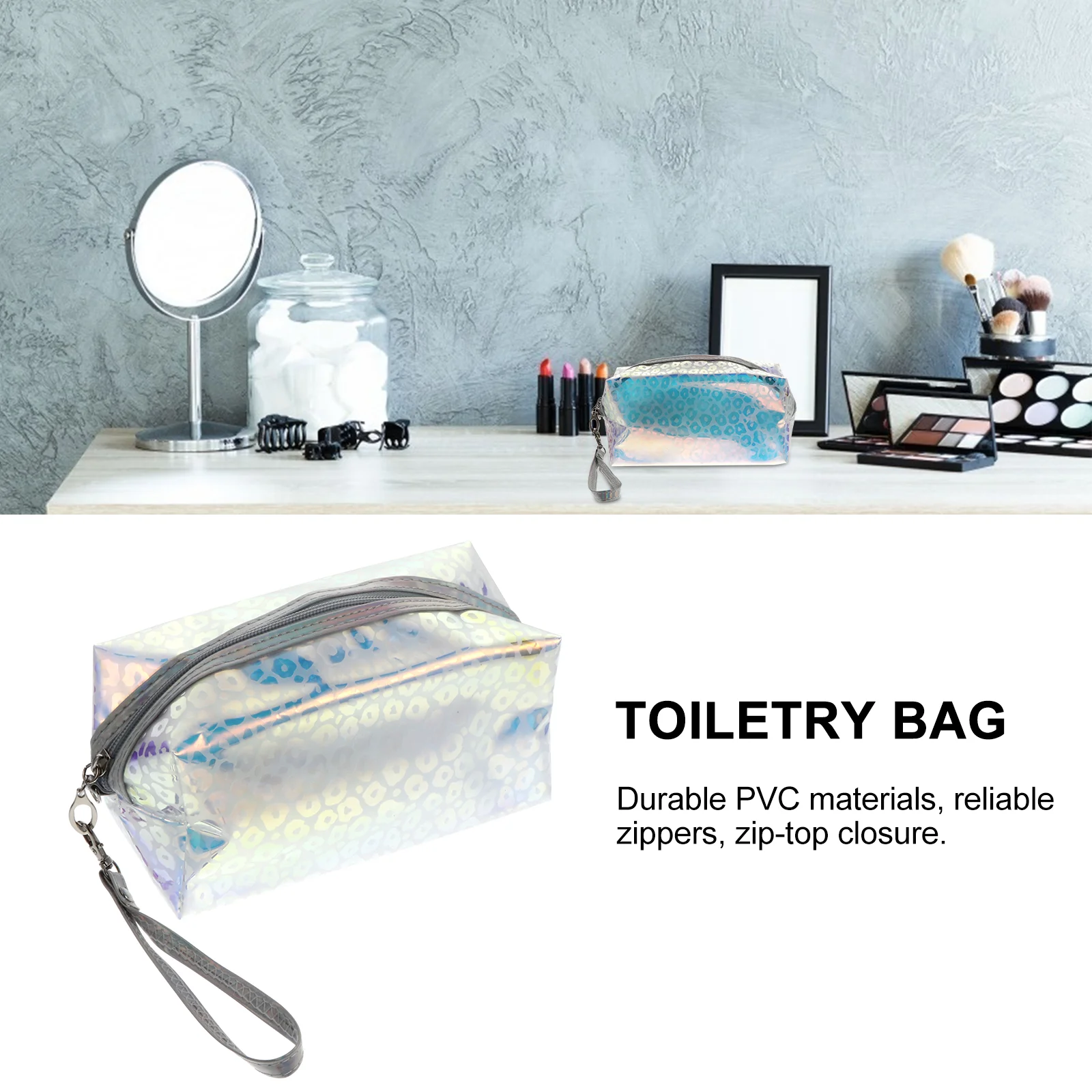 Travel Makeup Bag Storage Toiletries Washing Handheld Hand-held Toiletry Traveling