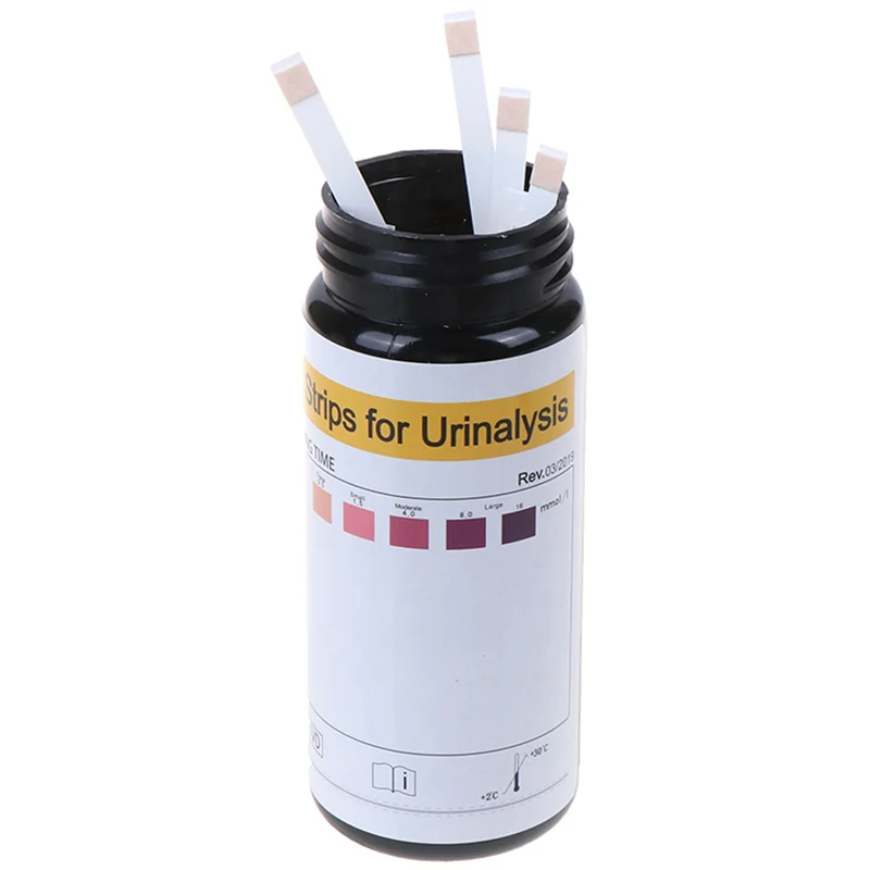 AU33-300 قطعة/زجاجة شرائط كيتون المنزل الكيتوزية البول فقدان الوزن تحليل شرائط كيتو