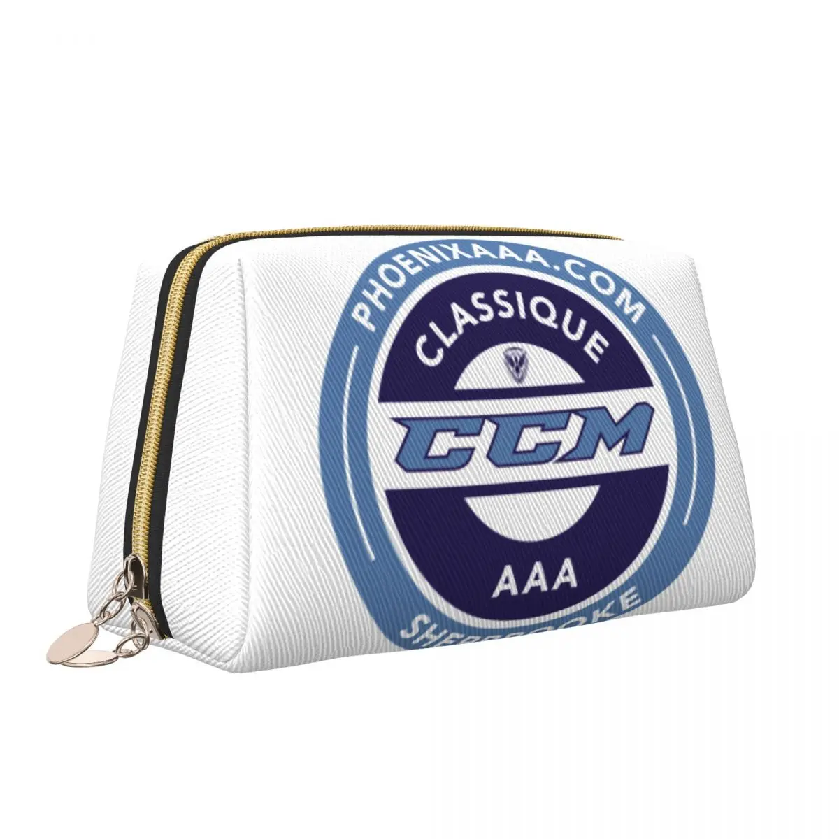 CCM Canada Logo Hockey Cosmetic Bag Women Kawaii Big Capacity Makeup Case Beauty Storage Toiletry Bags