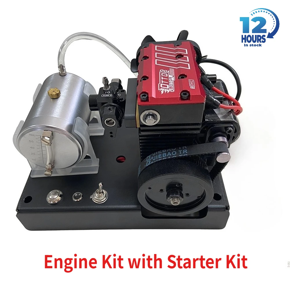 TOYAN FS-L200AC Engine Model Kit with Starter Kit Suitable for DIY Metal Methanol Engine Model Version Kit Toys