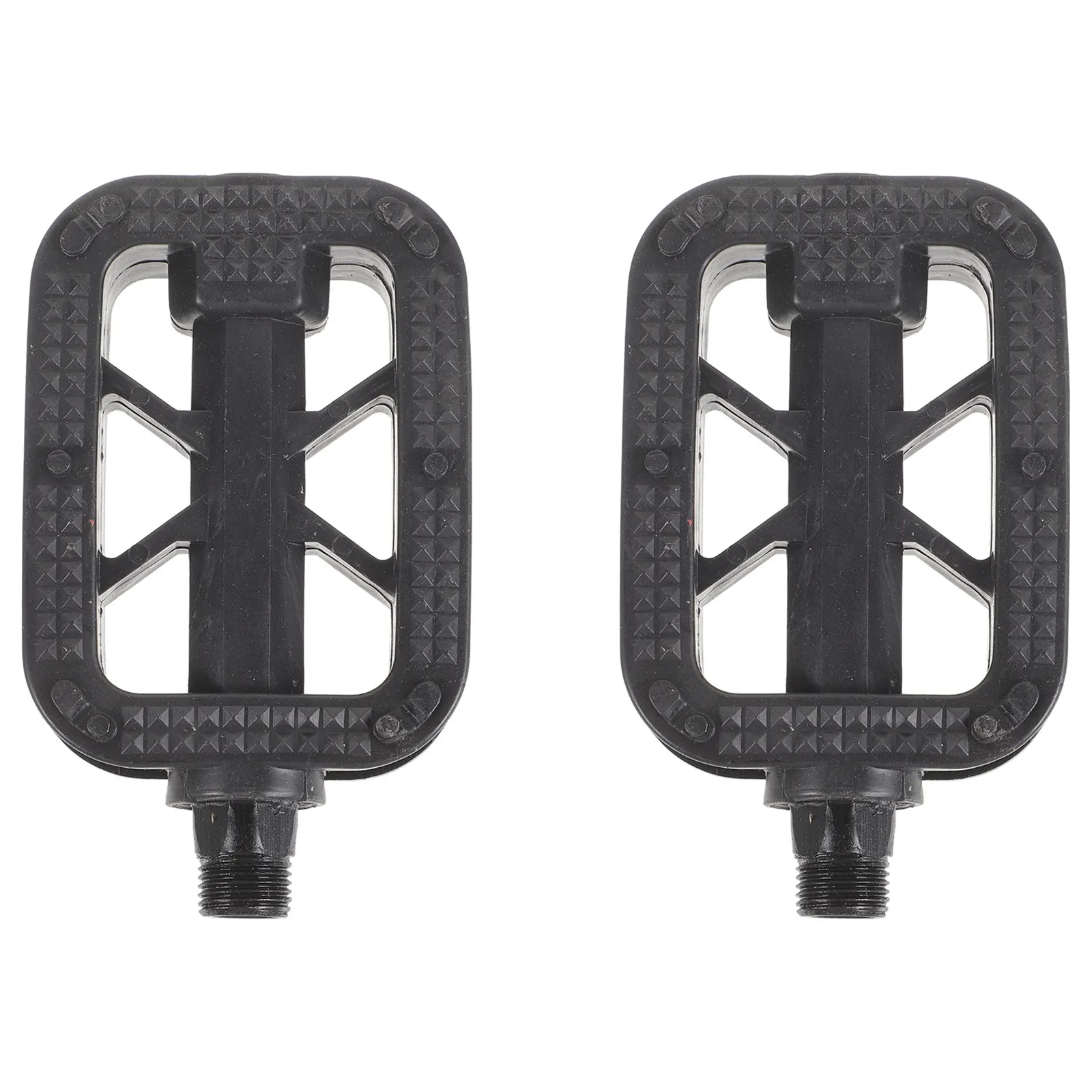 

1 Pair Bicycle Pedals Black Compact Lightweight Anti Skid Widen Area Cycling Sealed Bearing Suitable Adults Easy Step