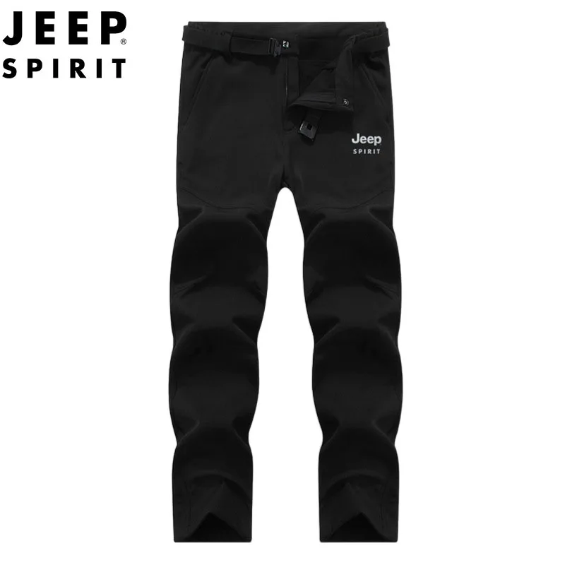 JEEP SPIRIT men fashion assault pants autumn new casual loose straight pants comfortable breathable youth outdoor tour trousers