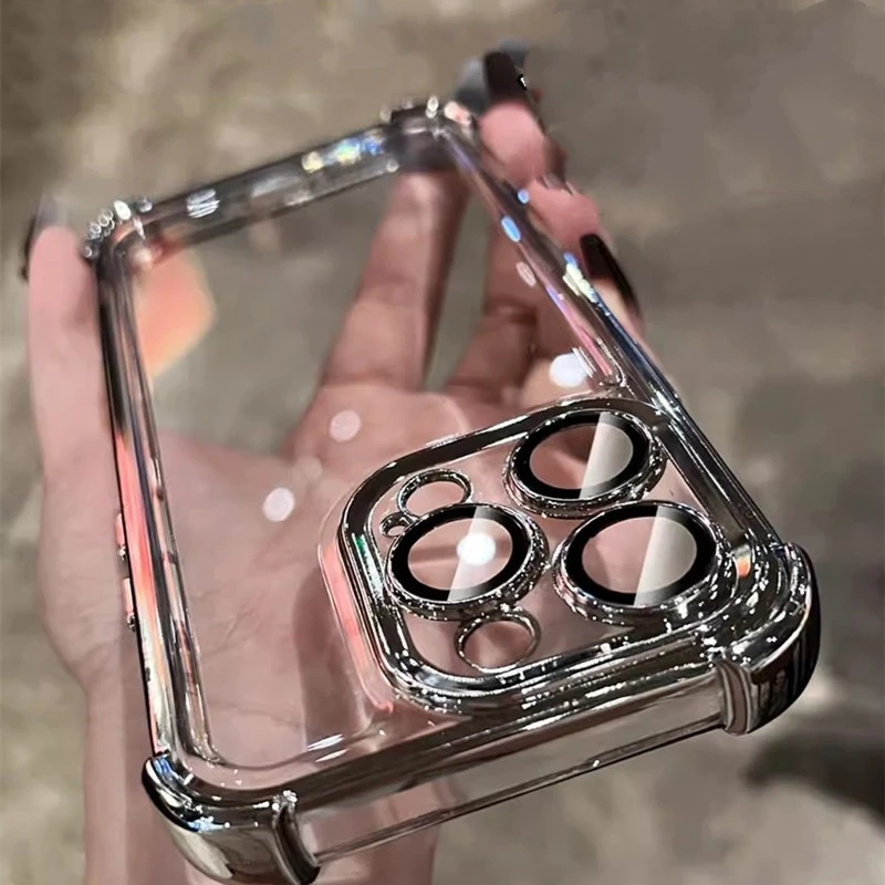 Luxury Shockproof Phone Case For Samsung Galaxy A06 A16 A05s A15 A25 A35 A55 A04s A14 A34 A54 Lens F