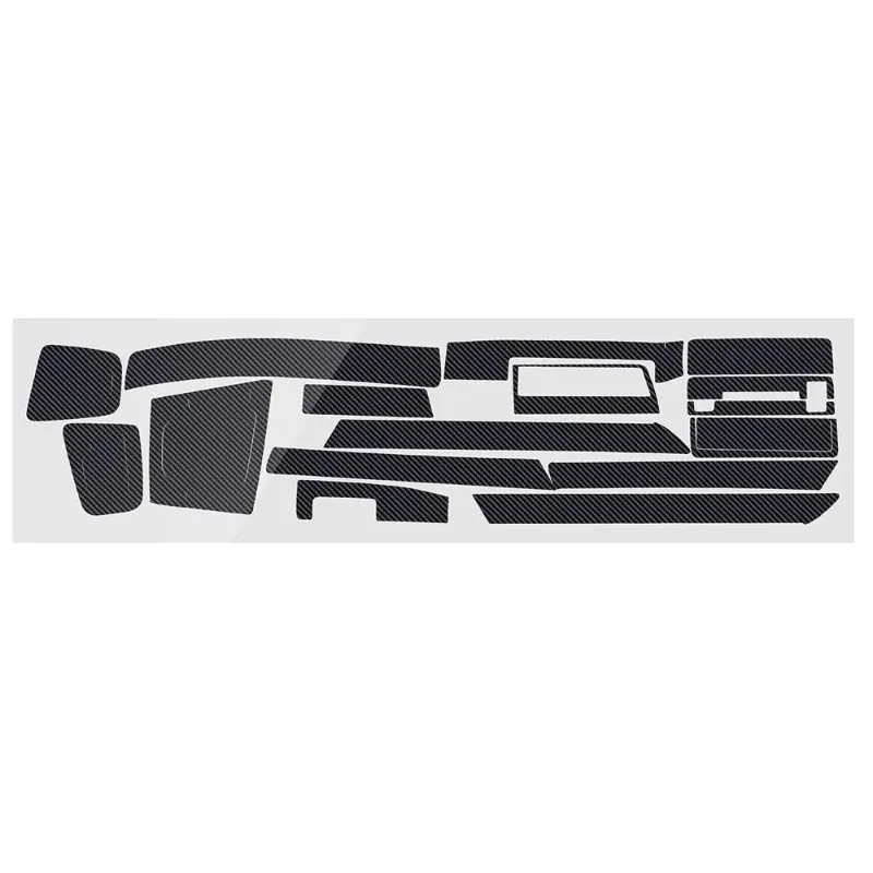 

For BMW 3 Series E46 2001-2004 LHD 3D/5D Carbon Fiber Style Car Interior Stickers Decals Scraper Car Styling Accessories