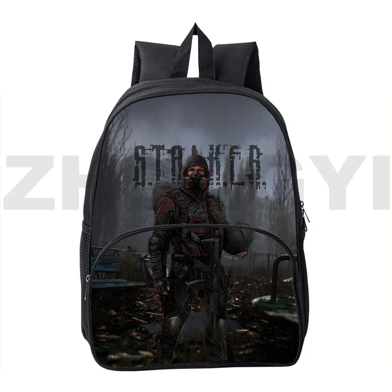 

Funny Cartoon S.T.A.L.K.E.R. 2 Heart of Game Backpack for Teenager Girls 12/16 Inch Stalker 2 Shadow Laptop Backpack Kid Bookbag