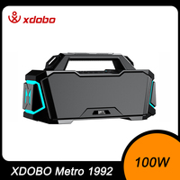 XDOBO Metro 1992 Outdoor Portable 100W Speaker Bluetooth Wireless Super Bass IPX6 Waterproof Support Karaoke RGB light