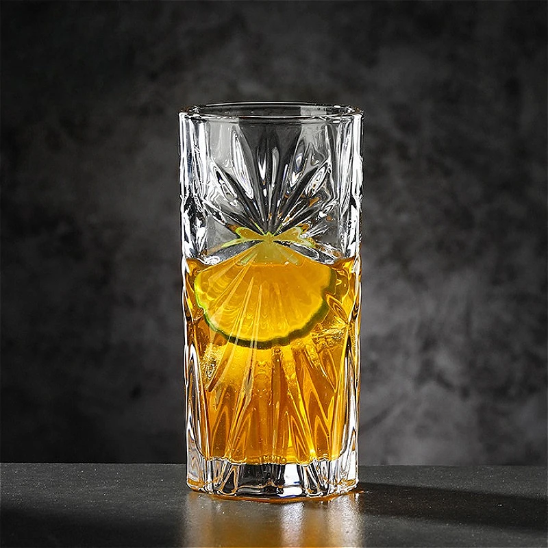 

320ml 11oz Engraved Cocktail Glass Outdoor Picnic Water Bottle High End Wine Glasses Juice Tea Cold Drink Cups Outdoor Tableware