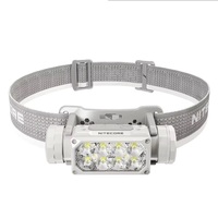 New High Power LED Headlamp DuaHikingl Beam 2000LM Rechargeable 8 LED Headlight with 4000mAh Li-ion Battery for Hiking Camping