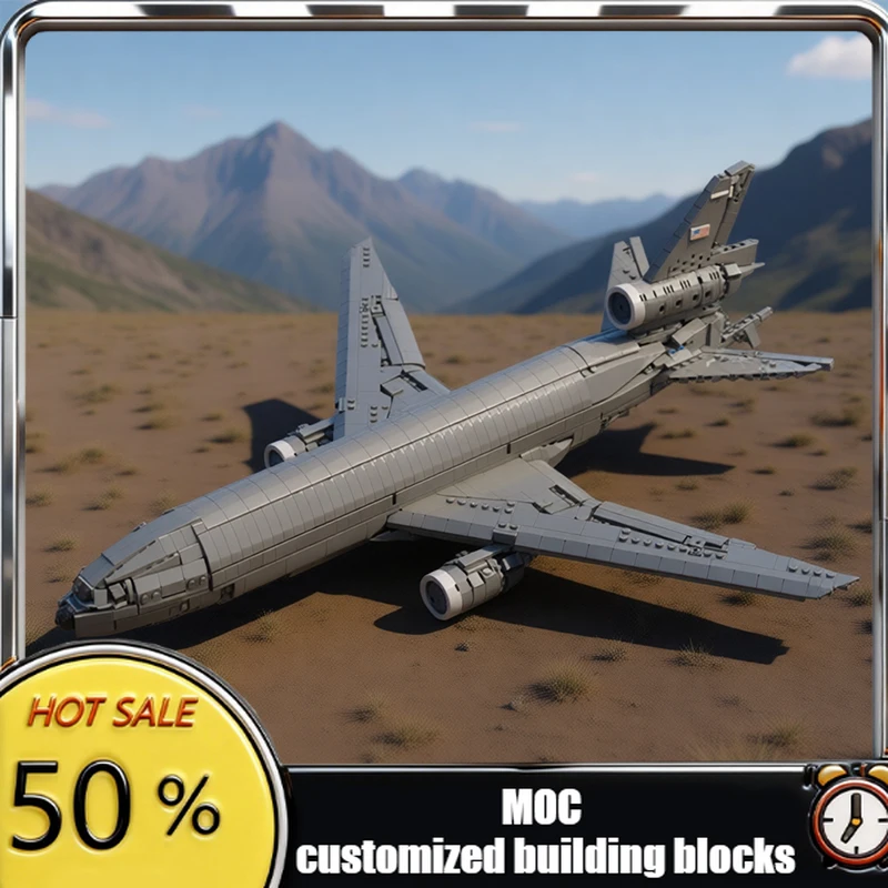 1839 PCS Plane Bricks KC-10 Extender MOC Customize Modular Building Block Creative Design Kids Model DIY Boys Holiday Toy Gifts