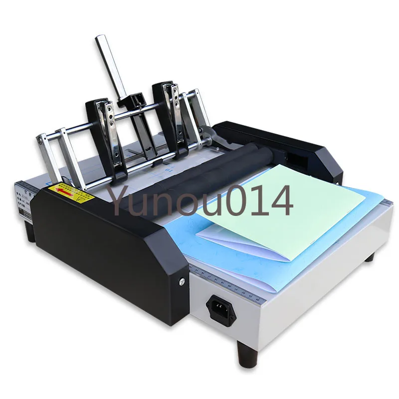 Paper Booklet Riding Saddle Stapler Binding Machine, Electric Stapler Folding Machine, Creasing Machine, Card Folding, 220V