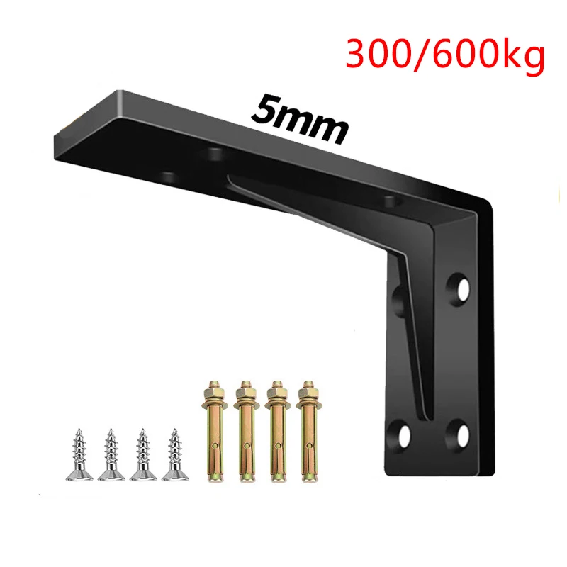 Loadbearing 600kg Wall Triangular Support Bracket Suspended TV Cabinet Desk Partition Fixed Heavy-duty Thickened Storage Rack