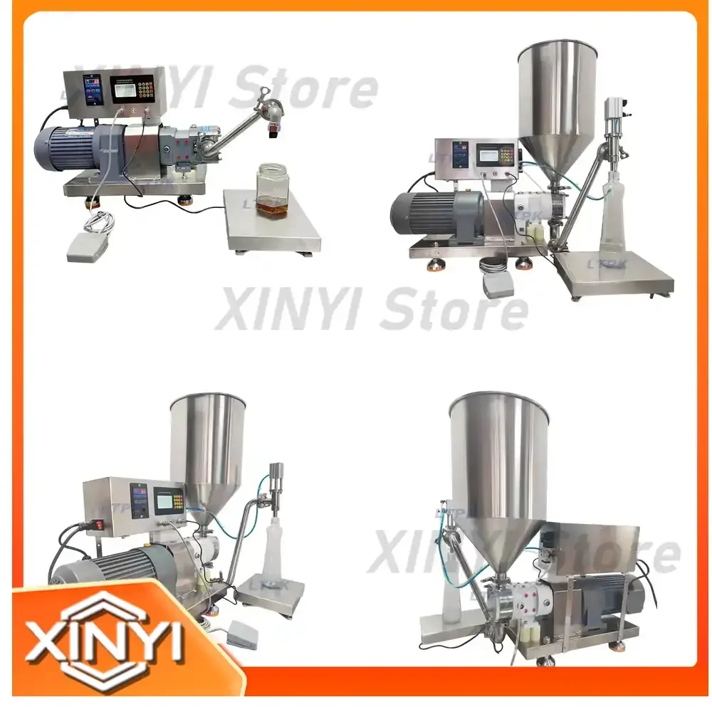 LT-R1-50 for Rotor Pump Filling Machine for Sesame Paste Peanut Butter Bean Sauce Honey Cream Minced Meat Weighing and