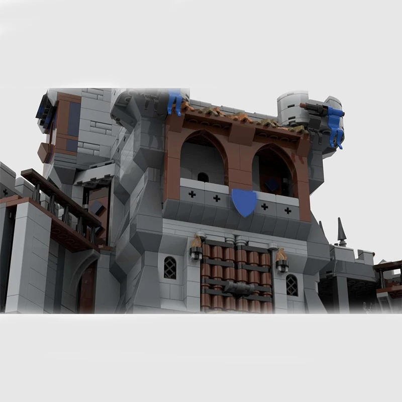 1772 個 MOC 建設要塞 - 城の第 2 部モジュラーモデル構築スタッキングレンガクリエイティブ DIY