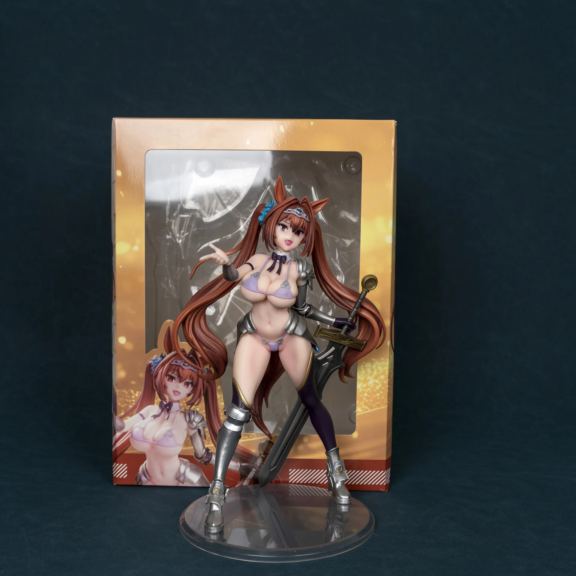 

Anime silvery bikini Daiwa Scarlet standing posture Action Figure PVC Model Toys doll statue Desk Decor Collectible Gifts boxed