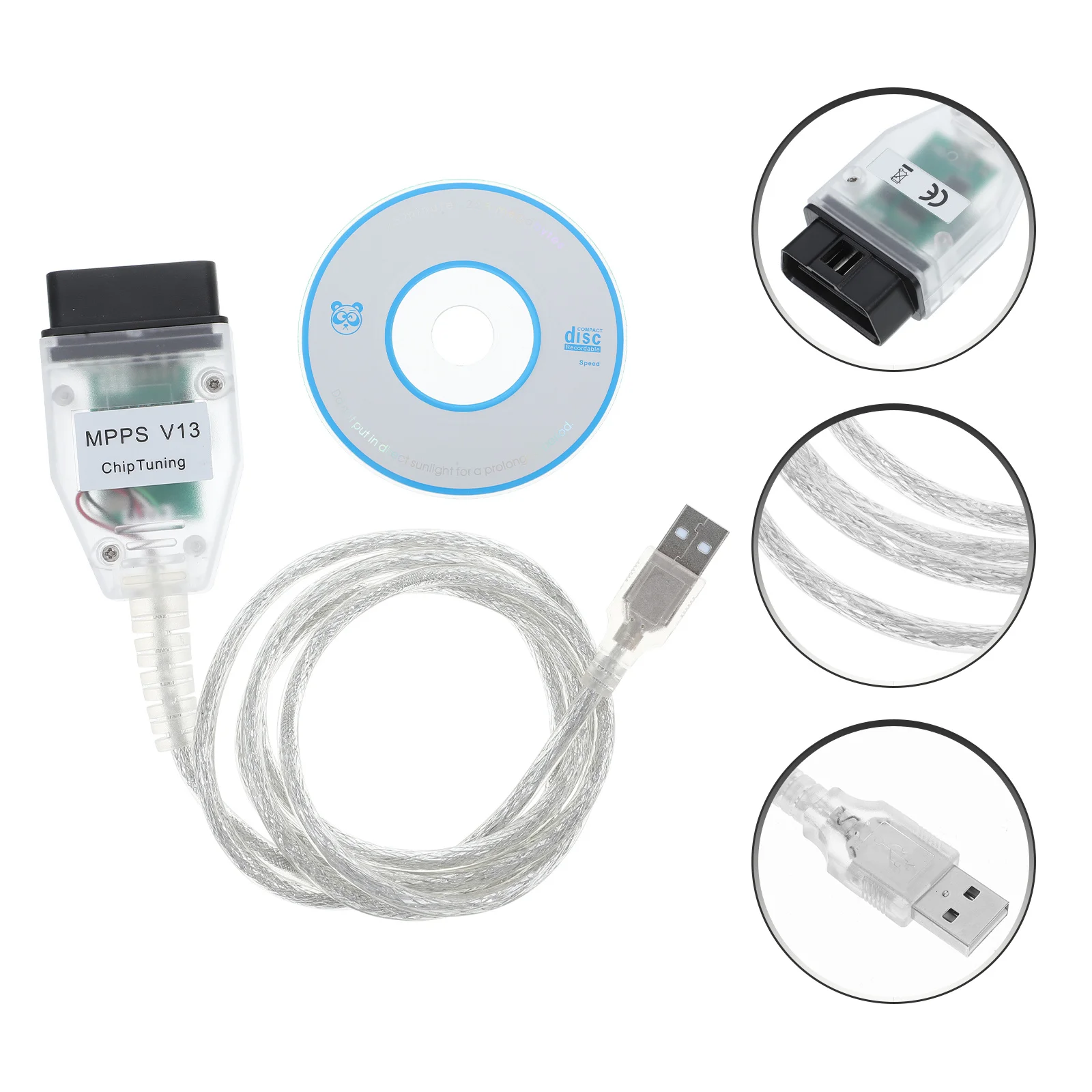 

Obd2 Chip Tuning Cable V13 Flash Ecu Programmer Car Diagnostic Cable Flasher For Edc16 Edc17 Med9.X Ppd1.X Edc15 Me7.Xi Auto