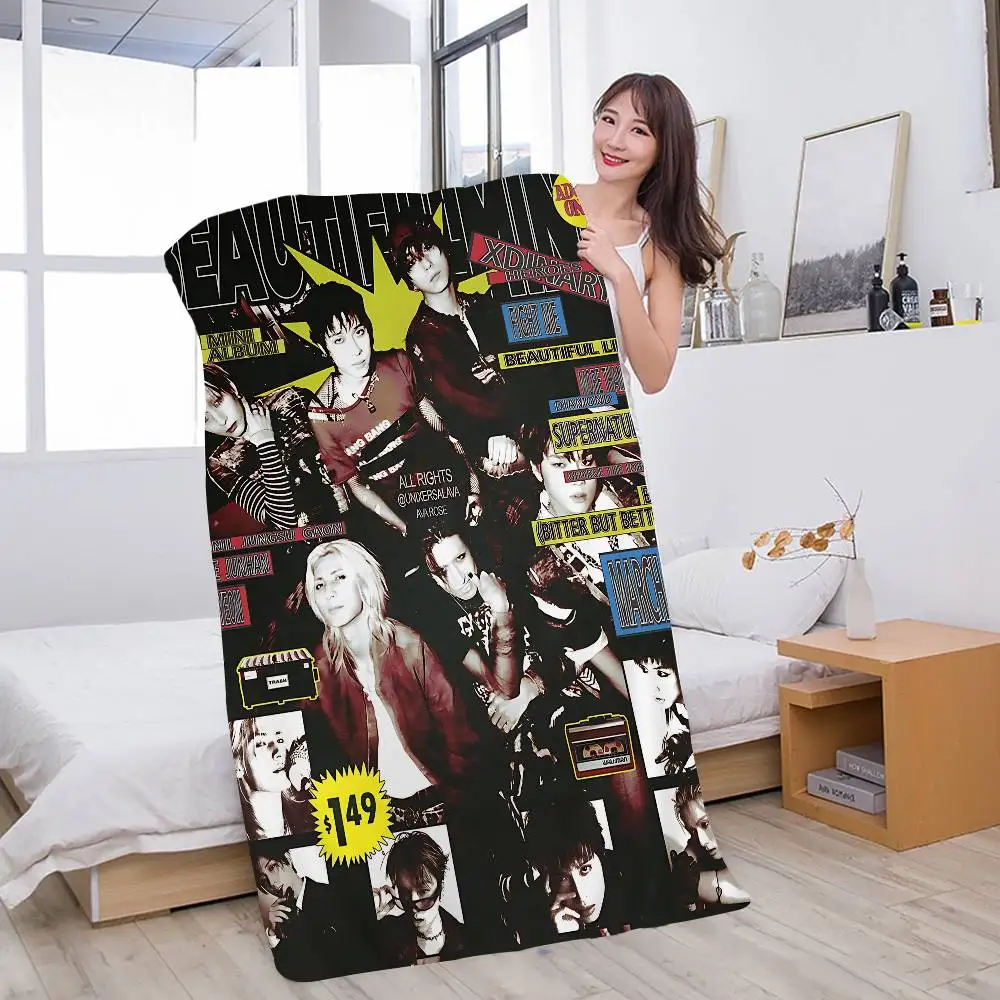 Good Band X-Xdinary heroes Anime Beach Swimming Towel Soft Absorbent Washcloth Children's Gifts for Kids Travel Camping Gym
