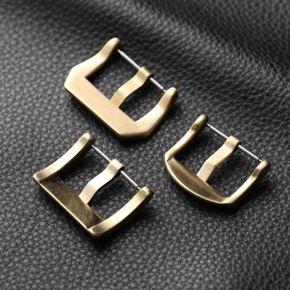 Pure Copper Buckle, 18MM 20MM 22MM 24MM 26MM Suitable for Genuine Leather Rubber Strap Buckle, High-end Watch Strap Buckle