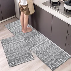 Modern Kitchen Mat Fashion Simple Nordic Style Long Strip Area Rug Absorption Doormat Entrance Anti-Slip Floor Carpet Home Decor