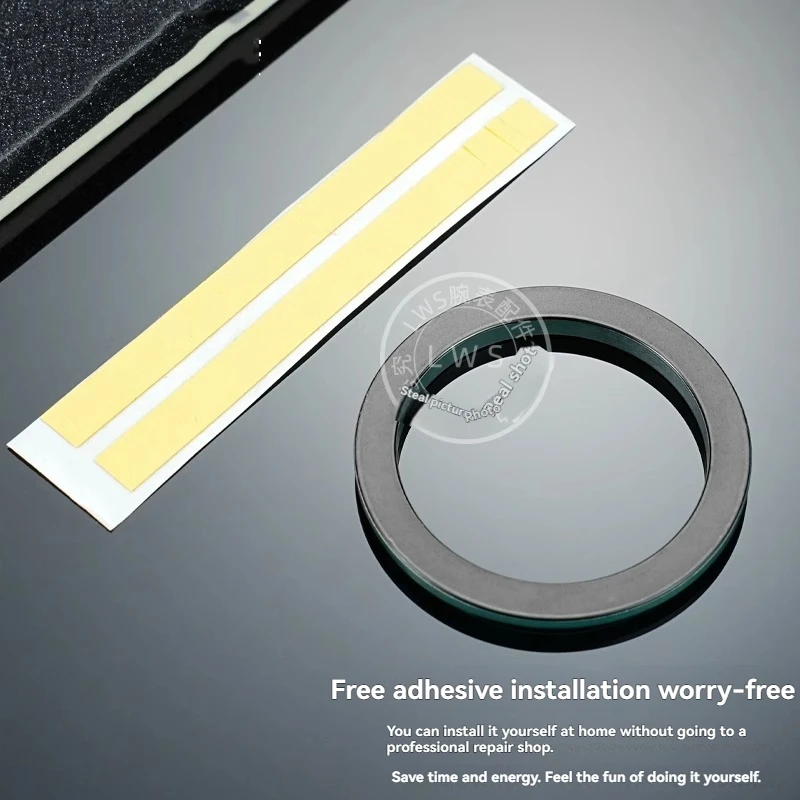 스와 로브 스키 시계 케이스 링에 대 한 37.2mm * 29mm 크리스탈 유리 베젤 삽입 그린 블루 실버 시계 반지 액세서리 교체 부품