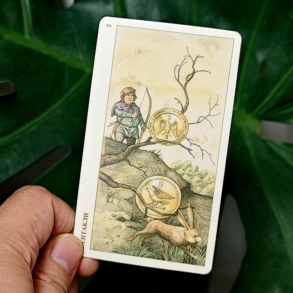 The Tarot of Durer 78 Pcs Vintage Ancient Tarot Cards In Russian Language - 10.3*6cm