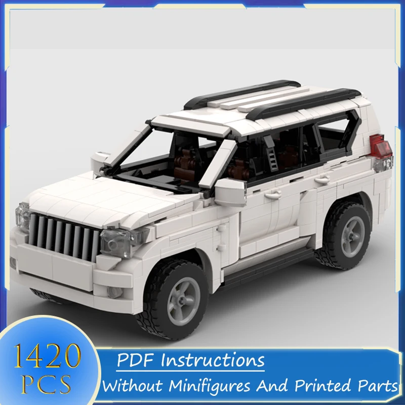 

Car Series New Land Cruiser 150 Prado car Model Building Block Assemble Brick Toys Collection Birthday Presents