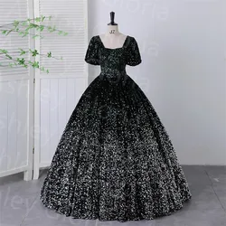 Sequin Vestidos Shinny Quinceanera Dresses Elegant Party Dress Real Photo Ball Gown Prom Dress Homecoming Gown Ashley Gloria