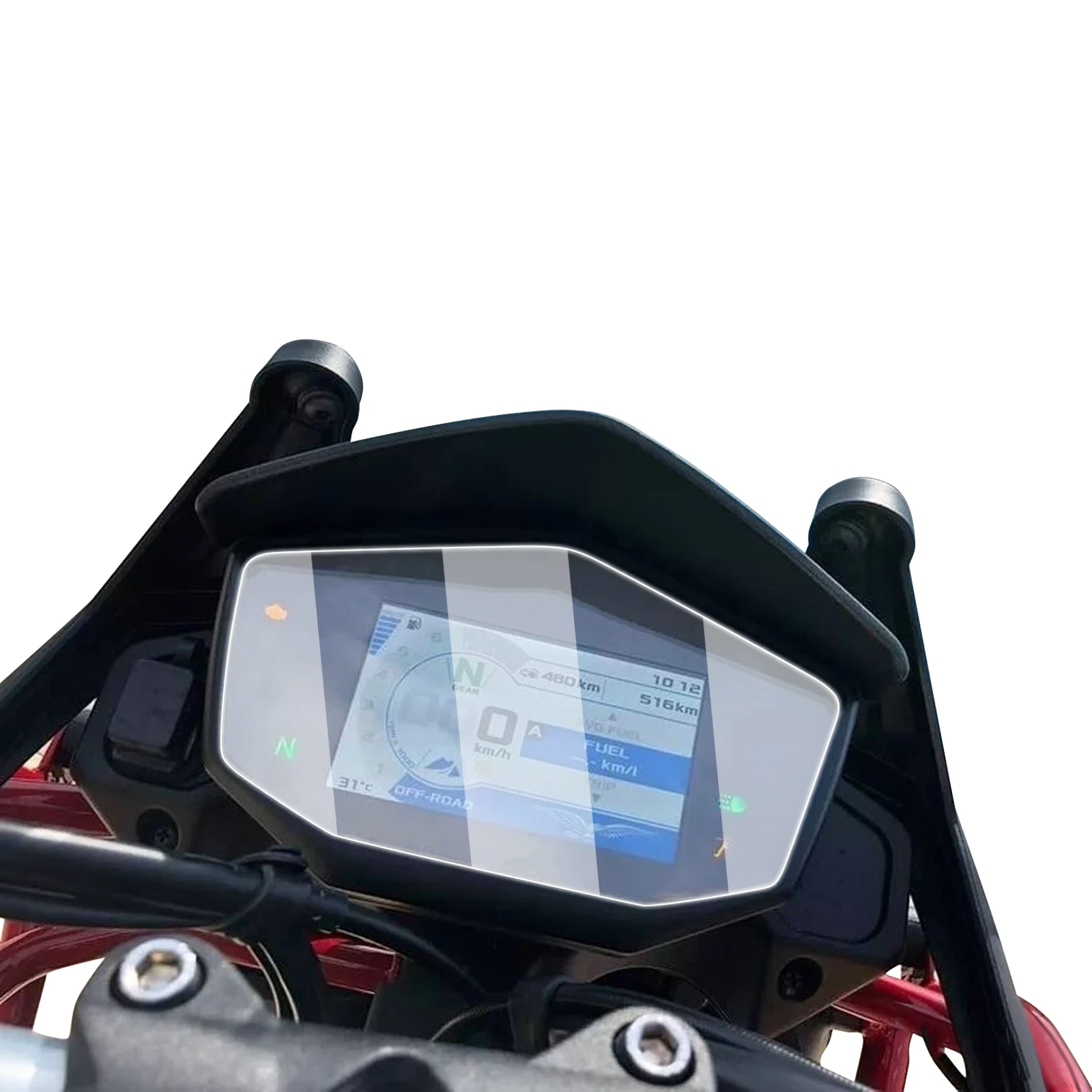 دراجة نارية خدش العنقودية أداة فيلم ل Guzzi V85TT 2019-2023 V85 TT V 85 TT 2024 لوحة حماية شاشة لوحة القيادة #2