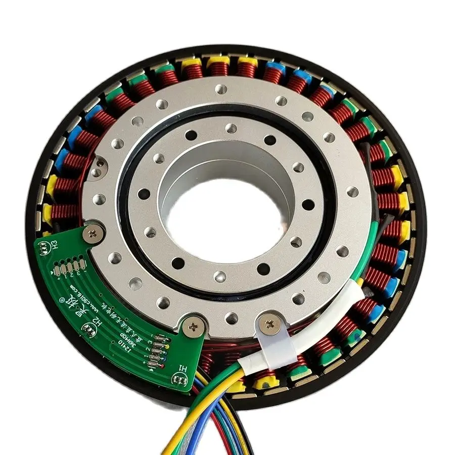 600W Hollow‑Shaft Brushless DC Motor Large‑Diameter Ultra‑Thin Low‑Speed High‑Torque Permanent Magnet Motor