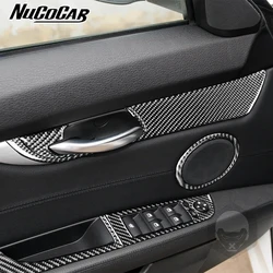 For BMW Z4 E89 2009-2016 Carbon Fiber door handle Window lifting horn Panel Cover Car Interior Accessories Decorative Sticker