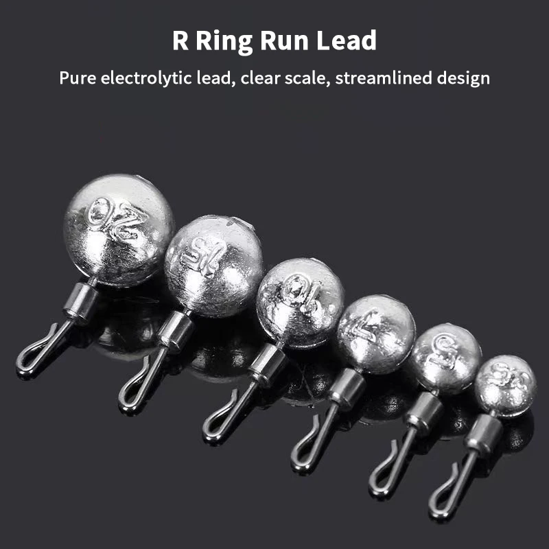 10 قطعة/صندوق الصيد الغطاسون 2.5 جرام-3.5 جرام-5 جرام-7 جرام-10 جرام-14 جرام-20 جرام جولة الصلبة الرصاص الغطاسون مساعد الصيد معالجة اكسسوارات بالجملة #1